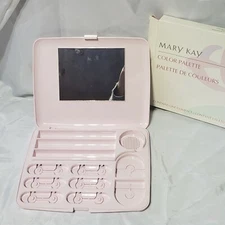 Mary Kay Large Color Palette-Empty/Refillable Cosmetic/Make Up Case-Pink-Travel