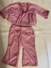 American Girl Julie Albright Pink Pajamas With Butterfly Trim  Retired