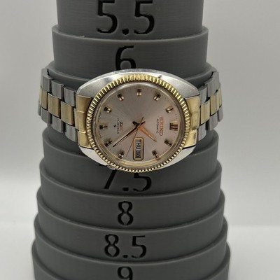 Vintage Seiko DX 6106-7047 Automatic 17 Tow/Tone 36mm Running and