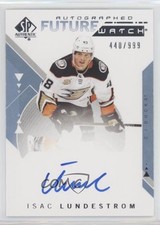 2018-19 SP Authentic Auto Future Watch 440/999 Isac Lundestrom #197 Auto 1d35