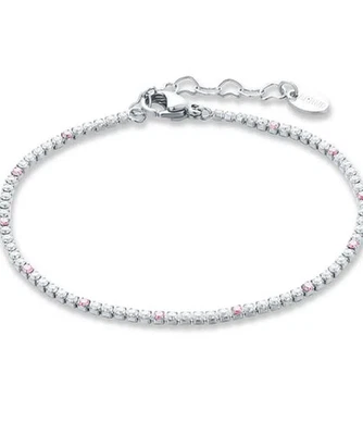 Bracciale Femme Acier BRAND GIOIELLI Collection Tennis Rose 14BR045P-M - Photo 1/3