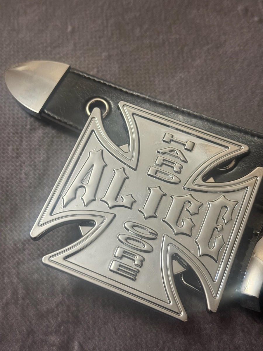 Alice Hollywood x Midnight Studios belt La Exclusive iron cross