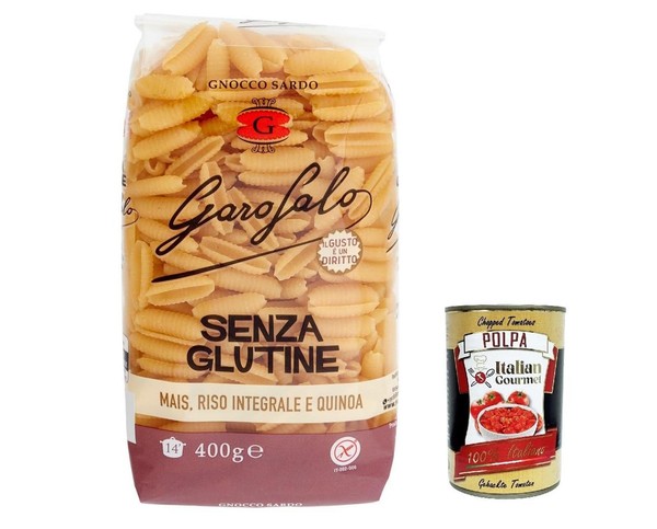10X Garofalo Gnocco Sardo 400G Senza Glutine Glutenfrei Pasta Noodles+Polpa 400G-image