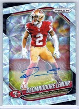 2025 Panini Prizm #281 Deommodore Lenoir Prizm Choice Autographs #/100