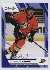 2023-24 O-Pee-Chee Blue Border Simon Benoit #476 0o05