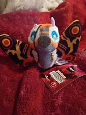 Fukuya Kiddleton Godzilla Mothra 3" Claw Machine Plush New With Tags