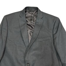 Lauren Ralph Lauren Blazer Kid's 18H Husky Polyester Gray Sport Coat Boys