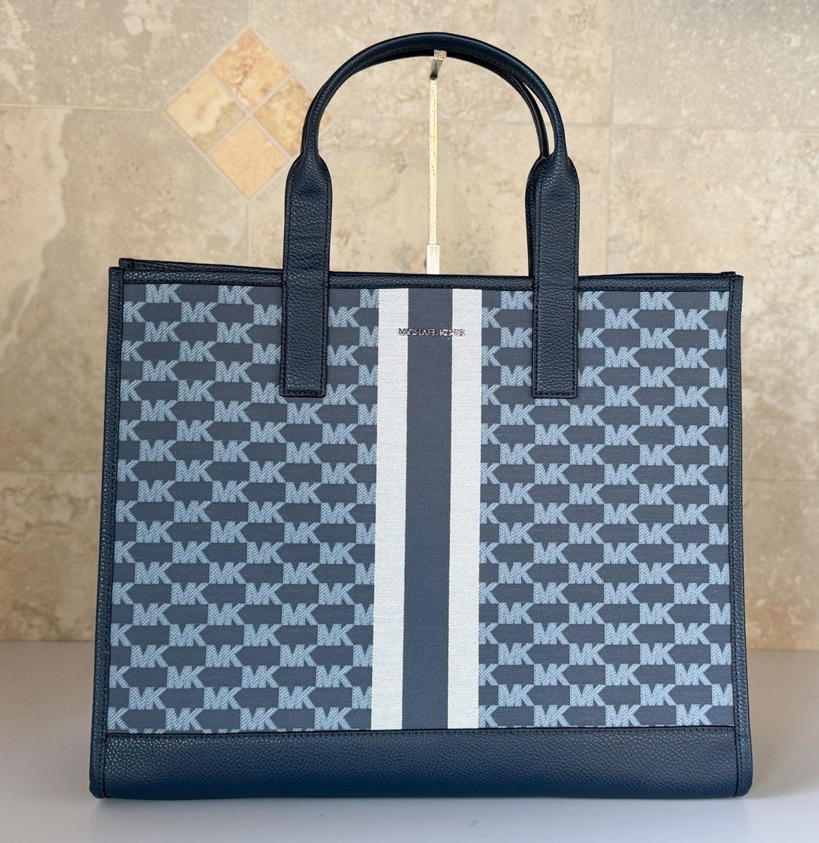 Michael Kors Cooper XL Commuter Structured Tote Bag MK Center