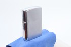 1991 ZIPPO Brushed Chrome Lighter,  New Flint, Tested, Fires — photo 3