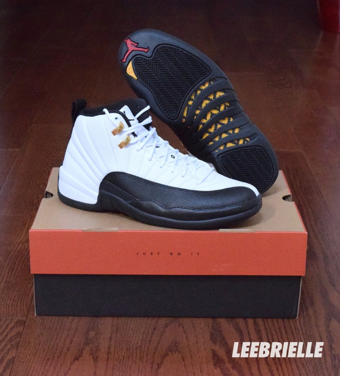 Nike Air Jordan 12 Retro Taxi White Black 2025 CT8013-117 Men's