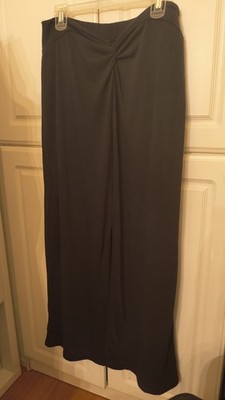 NWT SO Goods For Life Wrap Midi Skirt Women's Sz XXL Black Luxe (S7