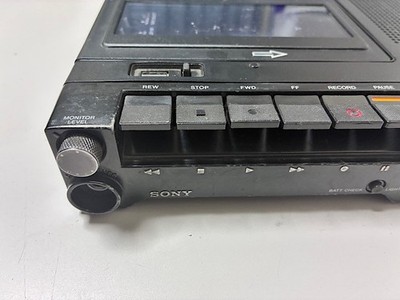 Sony TC-D5M Vintage Portable Stereo Cassette Recorder Fully