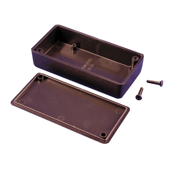 Hammond Miniature ABS Enclosure Black 80x40x20mm