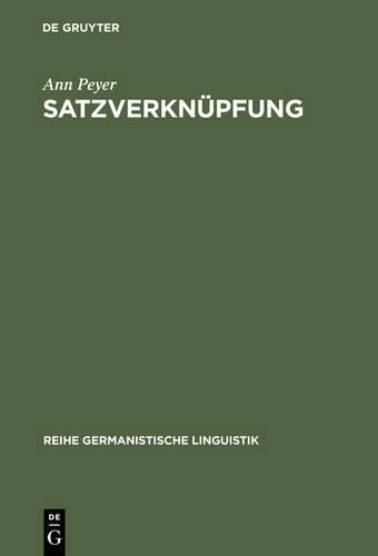 Ann Peyer Satzverknüpfung (Hardback)