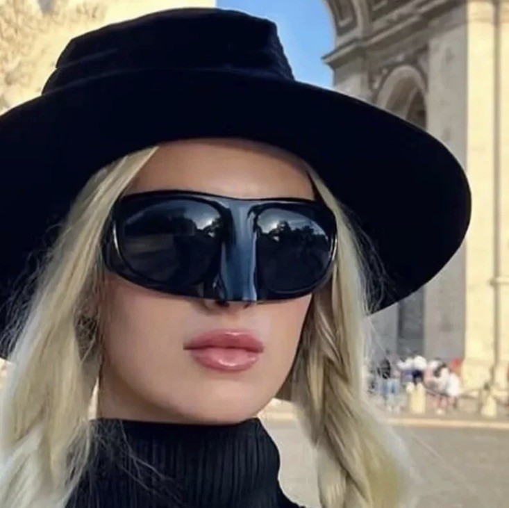 New Nose Guard Cover Mask Sunglasses Designer Women Fashion Sun Protection Style