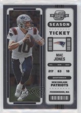 2022 Panini Contenders Optic Season Ticket Mac Jones #50 0v33