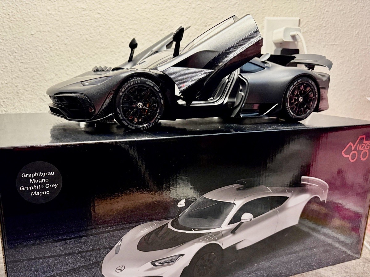 NZG Mercedes AMG ONE Graphite Grey Magno 1:12 Model Car With Box 1