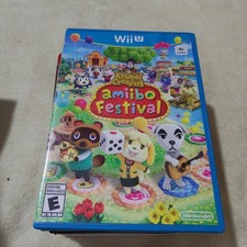 Animal Crossing Amiibo Festival Standard Case Wii U Complete