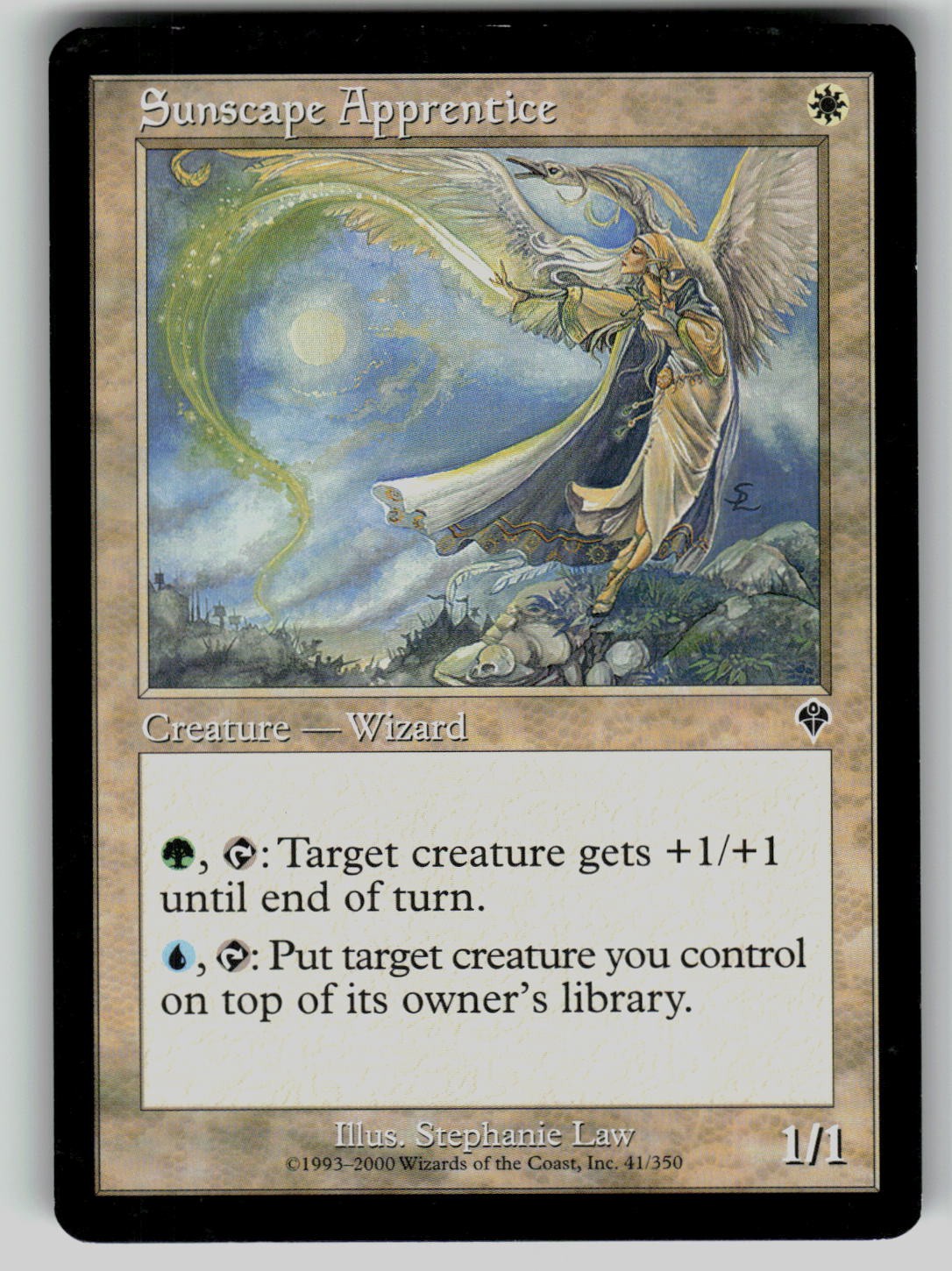 Sunscape Apprentice 41 Invasion Magic: The Gathering Common