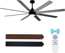 72in Ceiling Fans with Light Remote 6 Speed Reversible Quiet DC Motor 8 Blade