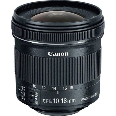 (NEW Open Box) Canon EF-S 10-18mm F/4.5-5.6 IS STM Lens (9519B002)