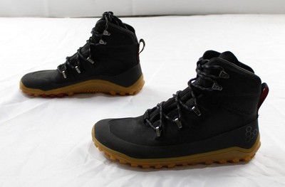 VivoBarefoot Women's Tracker Leather AT Boots JL3 Obsidian Size US:8 UK:6