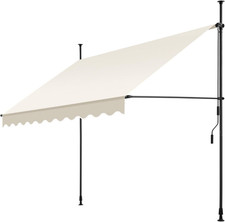 ® Tenda Da Sole a Morsetto Con Manovella, Altezza E Inclinazione Regolabile, Tel