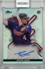 2022 Topps Finest Royce Lewis Finest Autographs Fa-Rl Rc Minnesota Twins