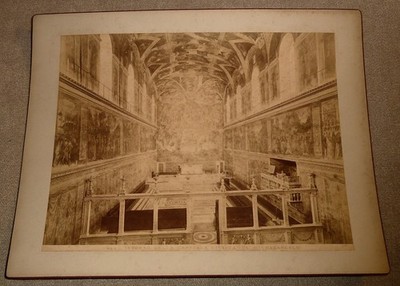 D. Anderson: 10 Stück ''Rom & Vatican'' Kunst-Fotografien, Albumin um 1880-1900