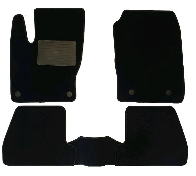 ELMASLINE Tapis Caoutchouc 3D + Bac De Coffre Sur Mesure Ford Focus 2 Break 2004-2011 - Bord Haut 5 Cm, Antidérapant, Inodore