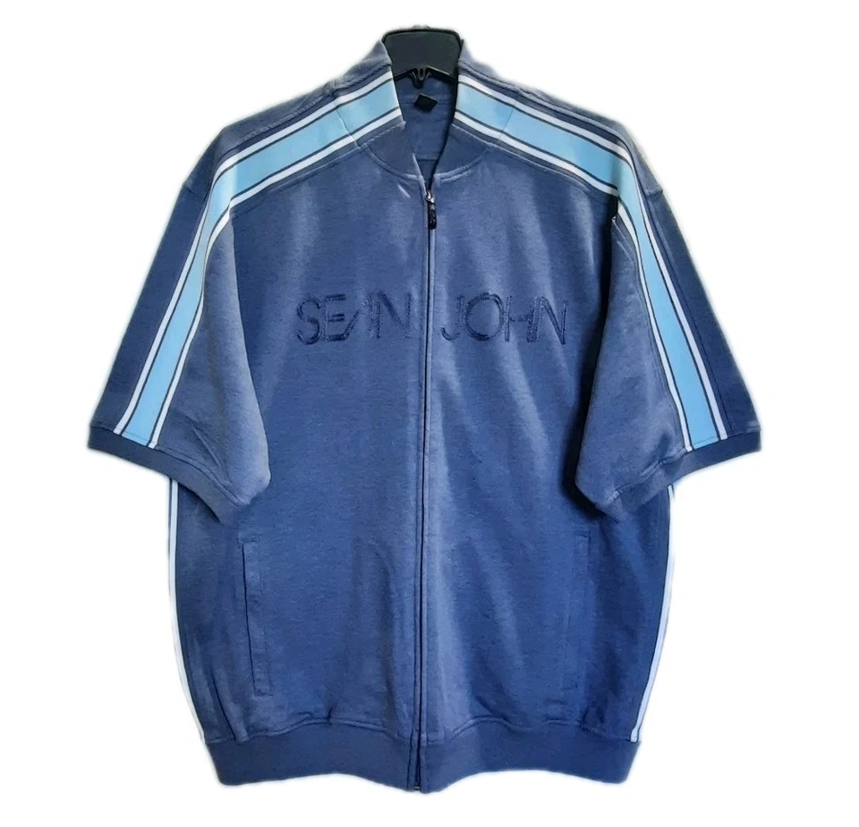 Vtg Sean John Track Suit Jogger Men Logo Embroidered Y2K Streetwear Hip Hop XXL - Image 2 of 4