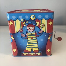 Schylling Silly Circus Jack In The Box Toy Vintage