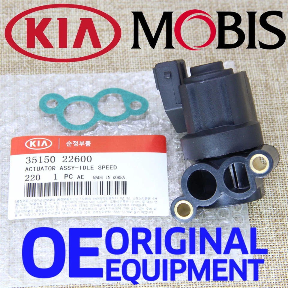Válvula de control de aire de ralentí IAC apta para Hyundai Accent Elantra Tiburon Kia 3515022600 Foto 4 de 4