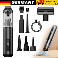 3IN1 Mini Handstaubsauger Akku Kabellos Staubsauger 17000Pa Autostaubsauger DE