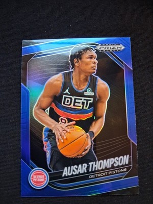 2024-25 PRIZM BLACK - Ausar Thompson - BLUE #'d /199 - Detroit Pistons