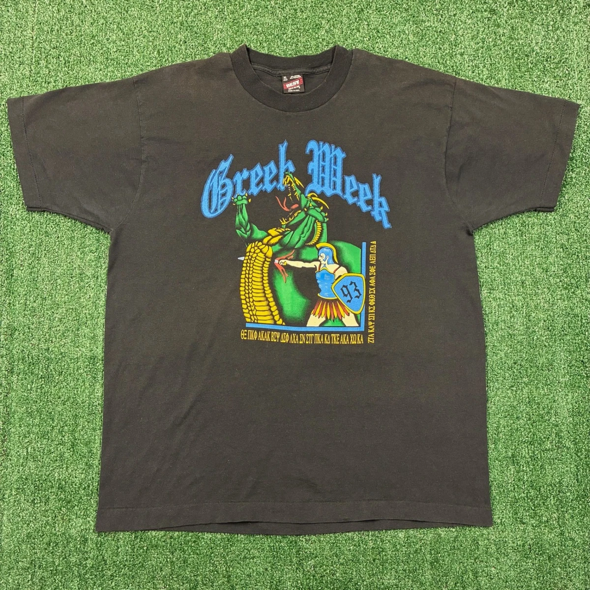 Short Sleeve Graphic Tee Black Vintage T-Shirts for Men for sale 