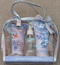 NWT Simple Pleasures Let it Snow 18.6 fl oz/550 ml Shower Gel Body Lotion Mist