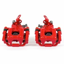 Power Stop Brake Calipers For Volkswagen Beetle 12-19 Rear Red W/brackets Pair