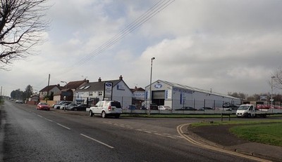 Photo 6x4 Old Belfast Road Larne/D4002 Car dealership near Millbrook. c2017