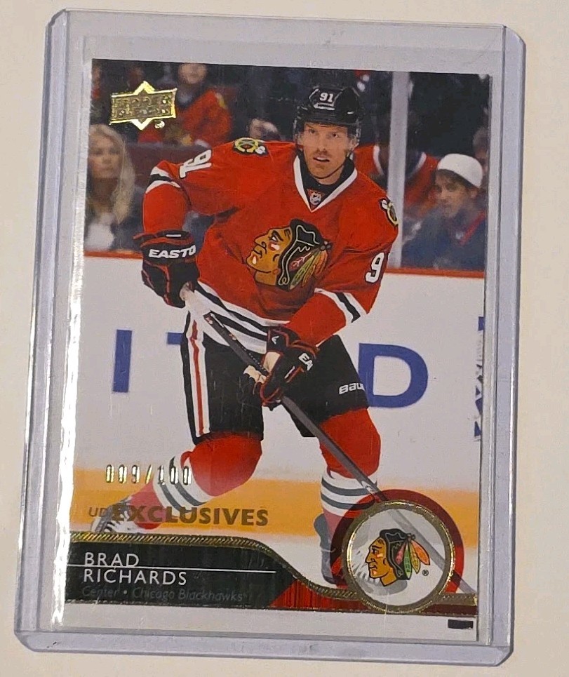 14-15 UD Upper Deck Series Two  Brad Richards  /100  Exclusives