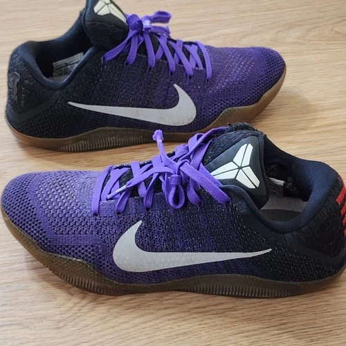 Nike Kobe 11 Elite Low Eulogy Hyper Grape Basketball Mens Size 10.5 822675-510
