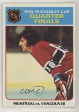 1975-76 Topps 1974-75 Stanley Cup Quarter Finals Serge Savard #5 HOF 1z6