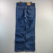 Vintage Levis Jeans Mens 36x32 Fits 33x31 80s Orange Tab Straight Leg USA