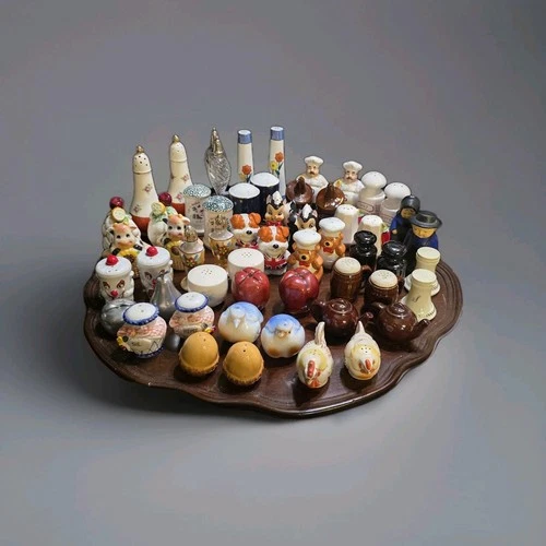 Vintage Salt & Pepper 30 Set Lot Various & Unique