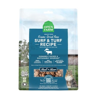 Grass Fed Beef and Wild Salmon Cat Food Mix 9 Ounce Gluten Free Nutrient Rich