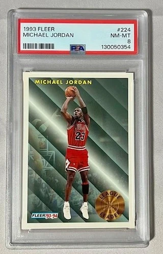1993 Fleer Michael Jordan #224 PSA 8