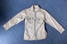 Vintage Levi s Cream Denim Sequined Shirt Small