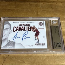 2017-18 Panini Encased - Rookie Scripted Signatures Ante Zizic #149 Red /25 (AU 