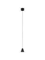 Nova Luce Pendelleuchte Irmos Schwarz HöHenverstellbar 5W Led 3000K