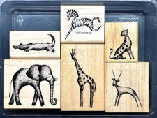 Stampin' Up! THE WILD 2003 - Set Of 6 Stamps